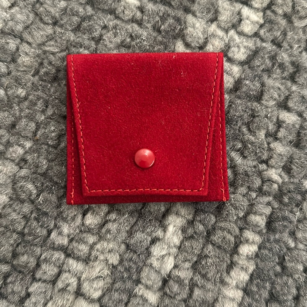 Cartier felt jewelry bag